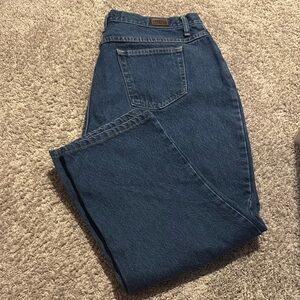 Riders by Lee Blue Straight Leg Cropped Jeans